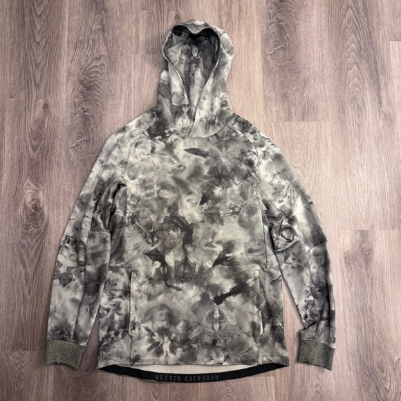 👝CLEAR OUT BNWOT Lululemon Textured Tech Hoodie Size S Diamond Dye Raw - Picture 1 of 10